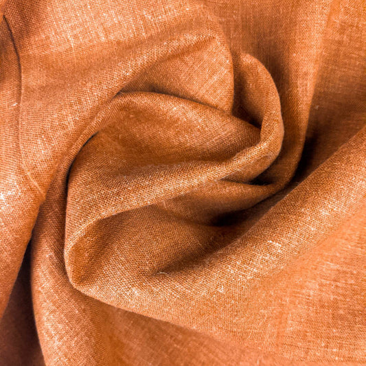 Cinnamon Hemp Fabric - Wide Medium Weight Hemp Fabric By The Metre
