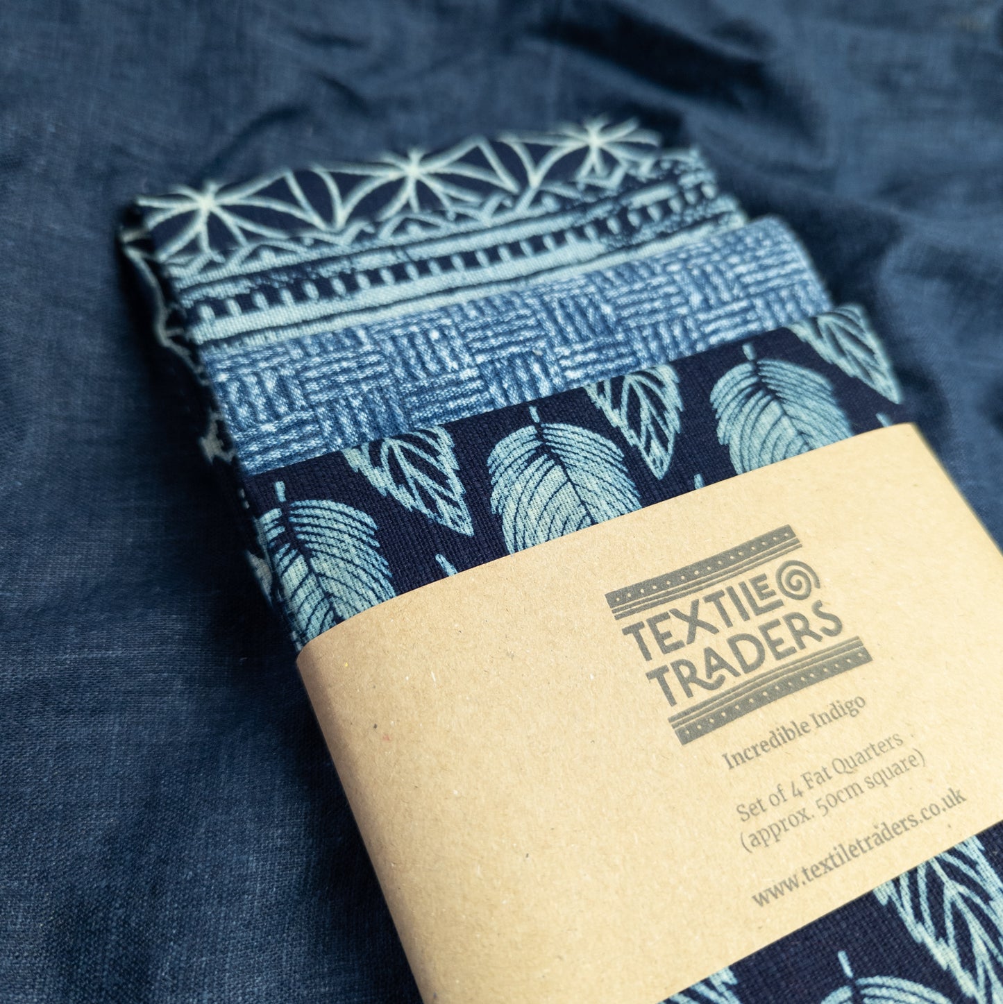 Indigo Fat Quarters - 4 pieces | Japanese Style Indigo Fabrics