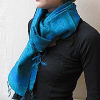Photo 3 of our Hand woven Thai silk scarves