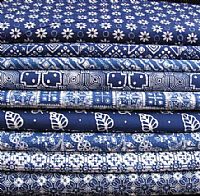 Photo 1 of our Blue and White Batik sample set