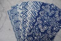 Photo 2 of our Blue and White Batik sample set