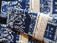 Photo 4 of our Blue and White Batik sample set
