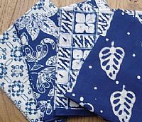 Photo 6 of our Blue and White Batik sample set