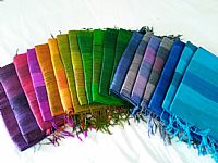 Photo 8 of our Hand woven Thai silk scarves