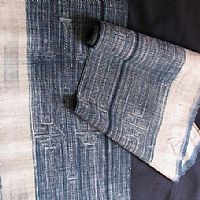 Photo of our Vintage hand woven and batiked hemp