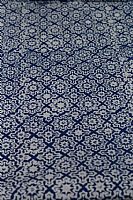 Photo 2 of our Blue and White Batik Geometric Flowers