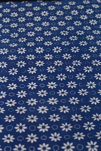 Photo of our Blue and White Batik Little Daisies