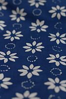Photo 3 of our Blue and White Batik Little Daisies