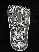 Photo 2 of our Decorated footprint printing block
