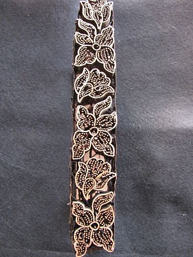 Photo of our Floral Border Copper stamp 1