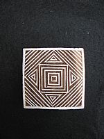 Photo 2 of our Maze square printing block