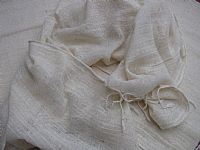 Photo 1 of our Unbleached cotton scarf