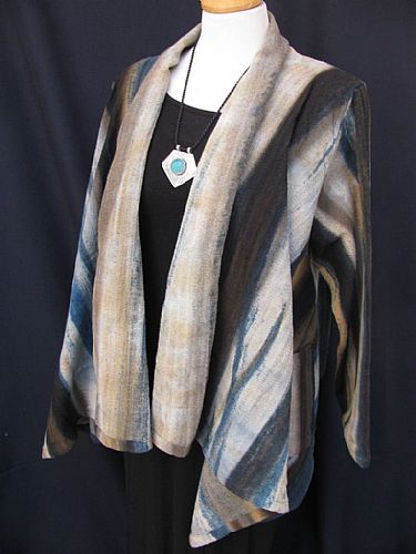 Photo of our Natural dyed bamboo fibre jacket