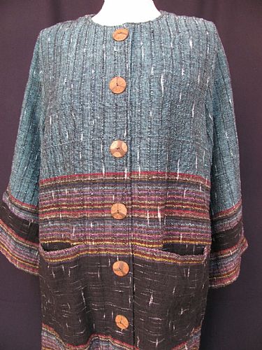 Photo of our Handwoven Thai jacket