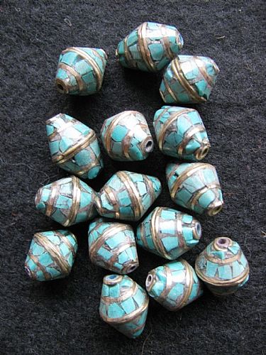 Photo of our Tibetan turquoise beads