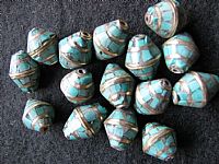 Photo 2 of our Tibetan turquoise beads