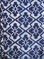 Indigo Fabric - Central Asian Print