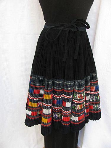 Photo of our Embellished H'mong woman's skirt