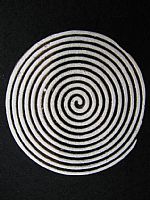 Intricate spiral printing block