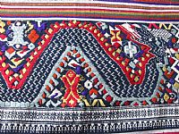 Photo 7 of our Laos dragon silk skirt hem