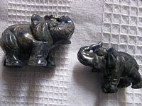 Photo 2 of our Lapis elephant small