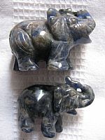 Photo 3 of our Lapis elephant small