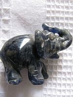 Lapis lazuli elephant mini
