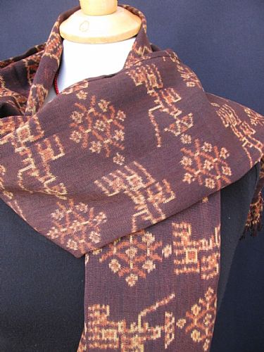 Photo of our Soft ikat scarf from Ende