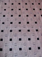 Thick cotton fabric with little squares