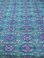 Photo 2 of our Turquoise Ikat Fabric