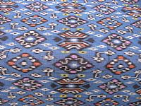 Photo 4 of our Rich Blue Ikat Fabric