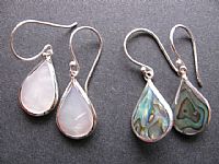 Photo 1 of our Shell and silver earrings