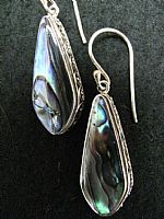 Photo 9 of our Silver teardrop earrings