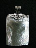 Photo 4 of our Pearly white shell pendant