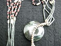 Photo 3 of our Serpentine and jade necklace