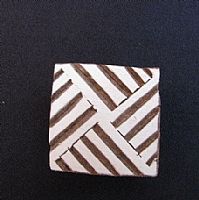 Patchwork square printing block