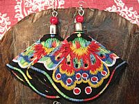 Photo 1 of our Embroidered earrings