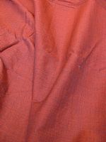Hand loomed fabric - Rich Deep Terracotta