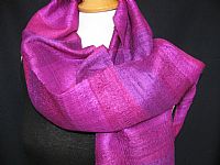 Photo 9 of our Hand woven Thai silk scarves