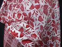 Photo 3 of our Batik Silk Scarf - Rose and Apricot