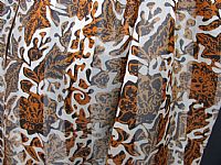 Photo 2 of our Batik Silk Scarf - Autumn Leaves