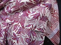 Photo 3 of our Batik Silk Scarf - Lilacs and Mauves