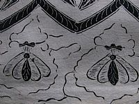 Photo 6 of our Hand drawn indigo batik shoulder cloth