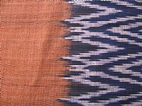 Photo 5 of our Indigo and deep terracotta ikat