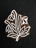 Photo of our Little snowdrops printing block