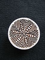 Photo of our African circle printing block