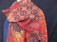 Photo 4 of our Burnt Umber habutai silk