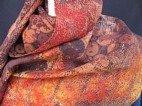 Photo 8 of our Burnt Umber habutai silk