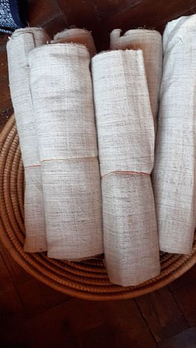 Photo of our Undyed handwoven hemp