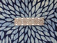Photo 1 of our Spiral Border Printing Block